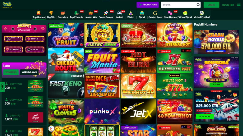 Casino Games Overview