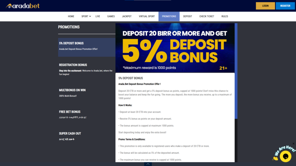 Welcome Bonus and First Deposit Offers