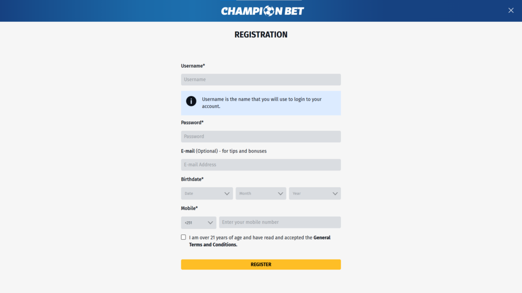 Account Registration Guide
