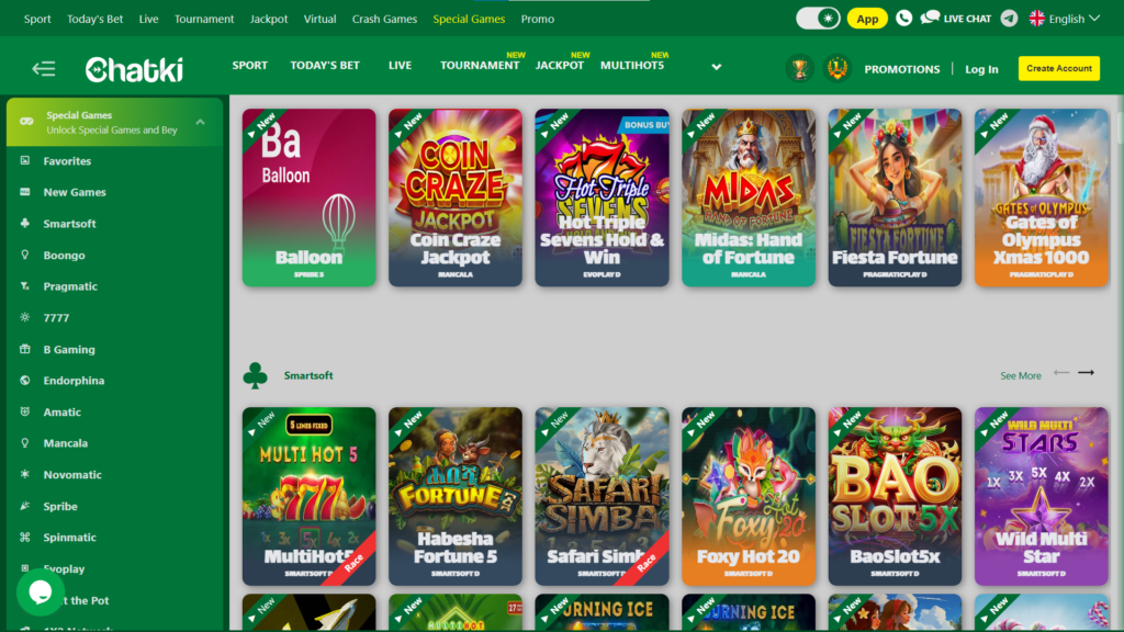 Casino and Gaming Options