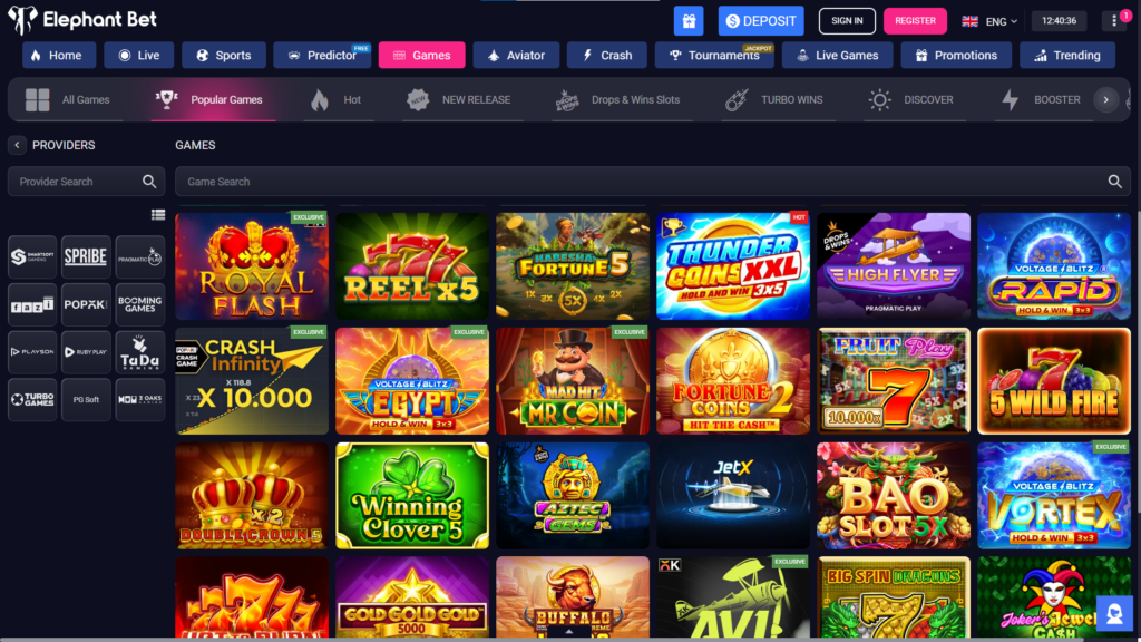 Casino and Gaming Options