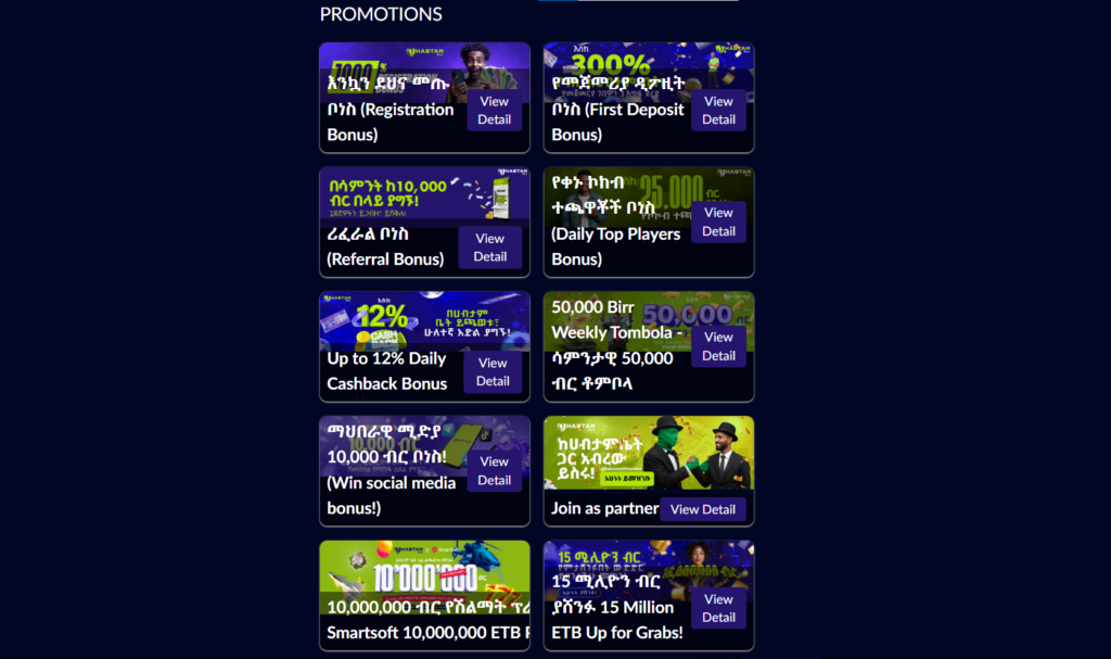 Ongoing Promotions and Gaming Features