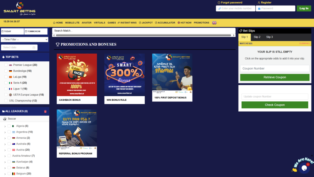 Welcome Bonus and Promotions