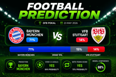 Prediction Bayern München vs VfB Stuttgart | 23.05.2026 | DFB Pokal