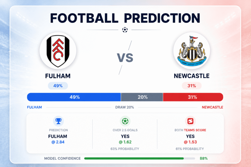 Prediction Fulham vs Newcastle | 24.05.2026 | Premier League