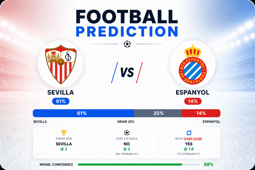 Prediction Sevilla vs Espanyol | 09.05.2026 | La Liga