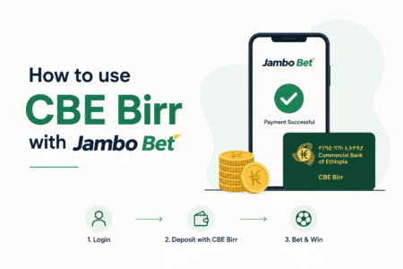 How to use CBE Birr with Jambo Bet