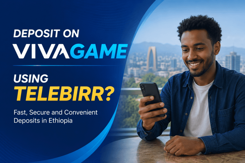 How to deposit on Vivagame using Telebirr?