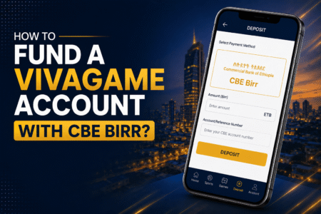 How to fund a Vivagame account with CBE Birr?