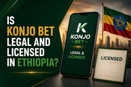 Is Konjo Bet legal and licensed in Ethiopia?