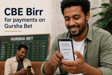 How to use CBE Birr for payments on Gursha Bet?
