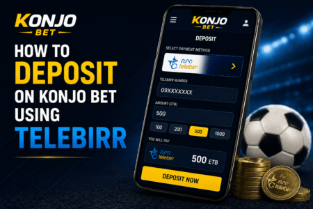 How to deposit on Konjo Bet using Telebirr