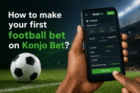 How to make your first football bet on Konjo Bet?