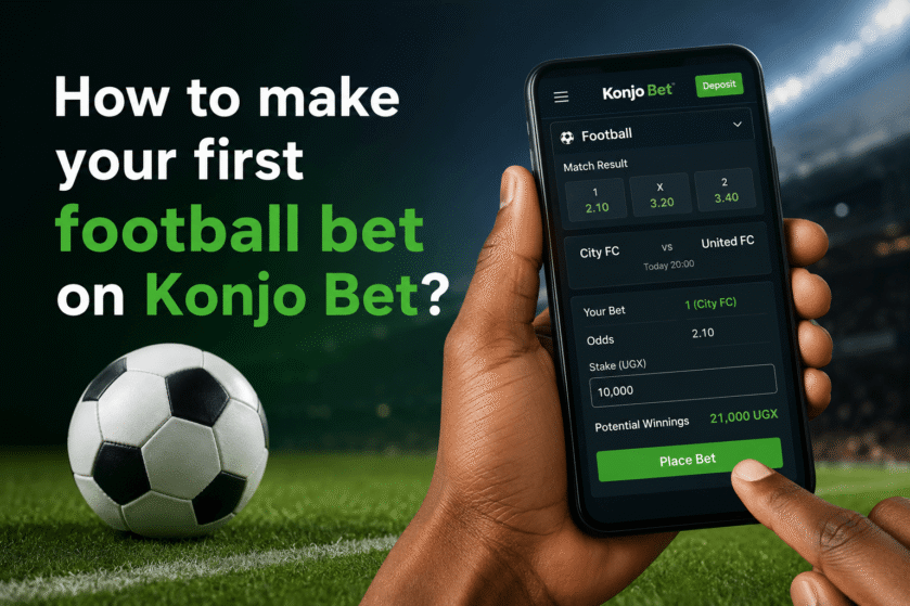 How to make your first football bet on Konjo Bet?