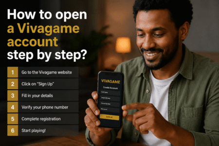 How to open a Vivagame account step by step?
