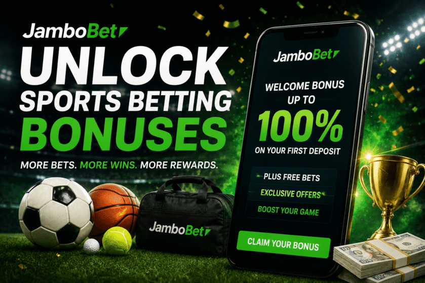 How to unlock sports betting bonuses on Jambo Bet?