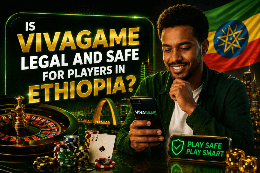 Is Vivagame legal and safe for players in Ethiopia?