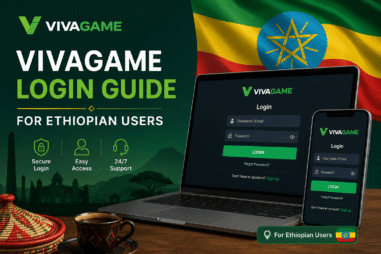 Vivagame login guide for Ethiopian users