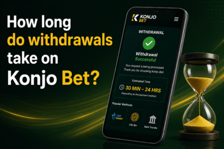 How long do withdrawals take on Konjo Bet?