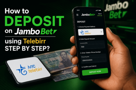 How to deposit on Jambo Bet using Telebirr step by step?