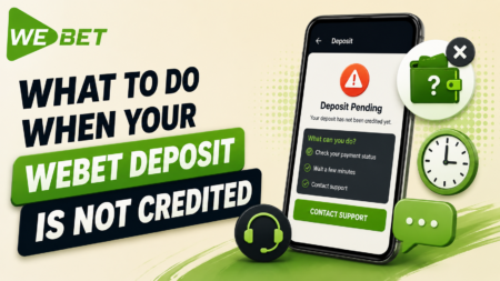 What to Do When Your WeBet Deposit Is Not Credited